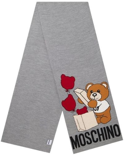 Moschino Winter Scarves - Gray