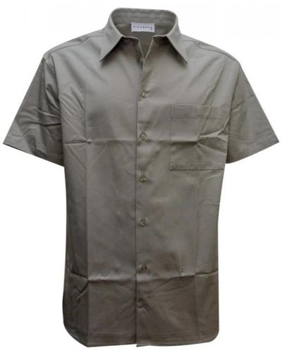 John Richmond Short Sleeve Shirts - Grey