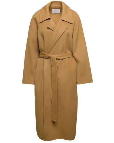 Low Classic Coats > belted coats - Neutre