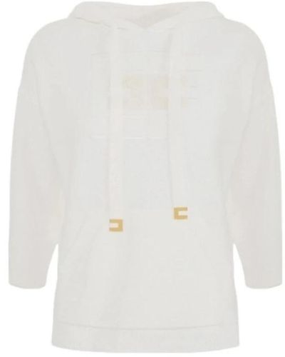 Elisabetta Franchi Sweatshirts & hoodies > hoodies - Blanc