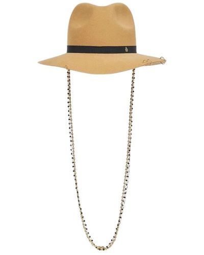 Maison Michel Accessories > hats > hats - Métallisé