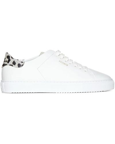 Axel Arigato Sneakers mit kalbshaar-logo-print - Weiß
