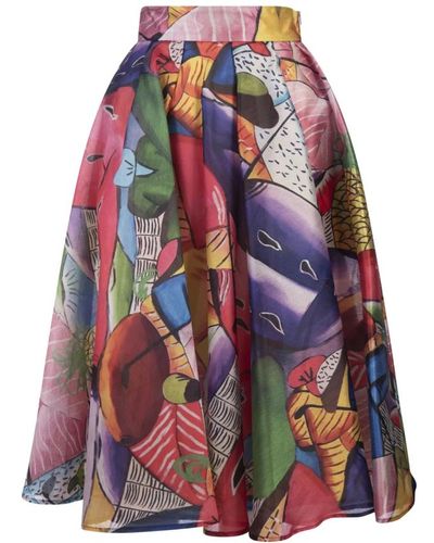 Stella Jean Skirts > midi skirts - Multicolore