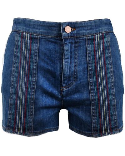 Chloé Shorts > denim shorts - Bleu