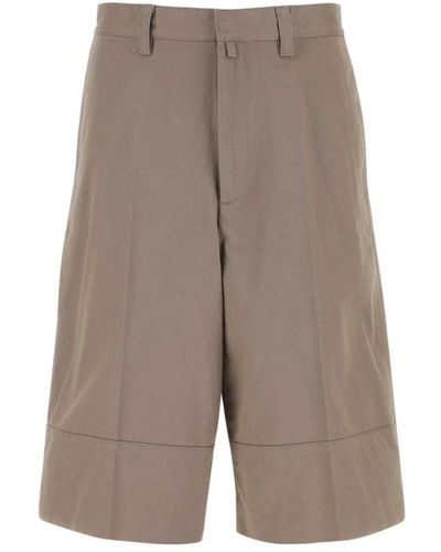 Ambush Dove graue Baumwoll -Bermuda -Shorts