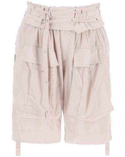 Isabel Marant Cargo shorts mit umgeschlagenem bund - Pink