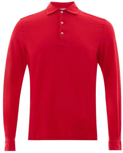 Gran Sasso Polo Shirts - Red