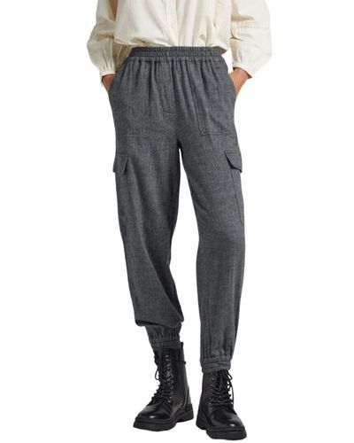 Pepe Jeans Pantaloni janet cargo - Grigio