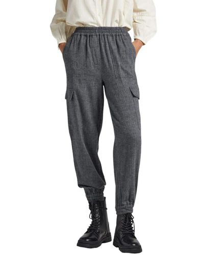 Pepe Jeans Trousers > tapered trousers - Gris
