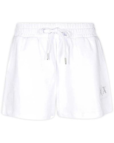 Armani Exchange Weiße sommer shorts