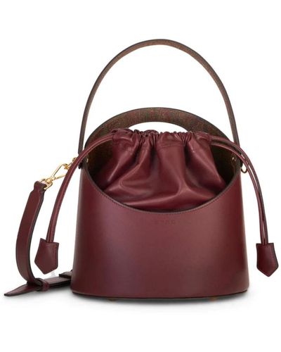 Etro Bucket Bags - Red