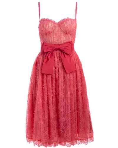Elisabetta Franchi Occasion Dresses - Red
