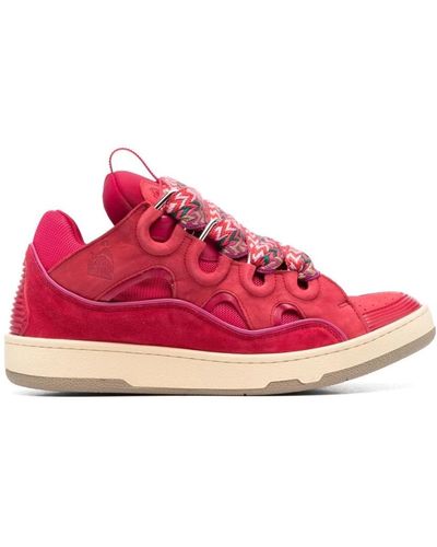 Lanvin Crimson leder chunky sneakers - Pink