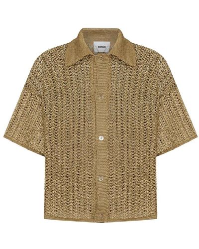 Bonsai Short Sleeve Shirts - Natural