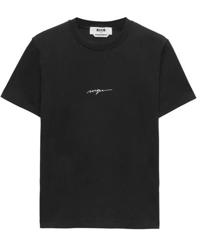 MSGM T-Shirts - Black
