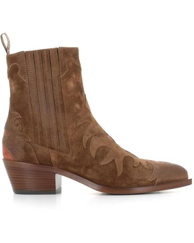 Sartore Cowboy Boots - Brown