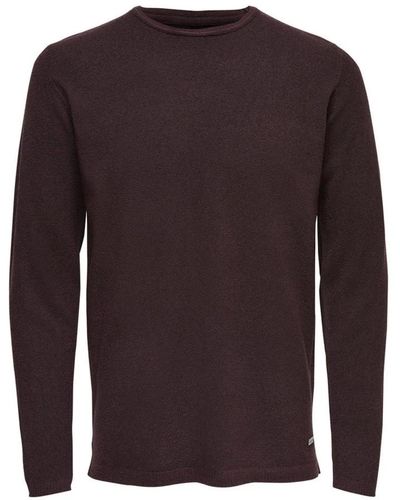 Only & Sons Bordeaux sweatshirt - Braun