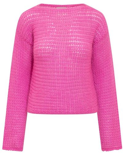 Forte Forte Cropped pullover - Pink