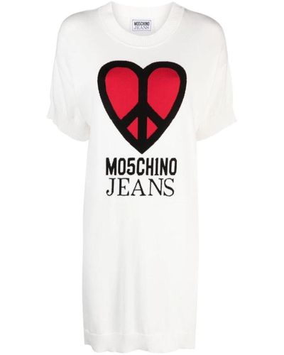 Moschino Stilvolles kleid - Weiß