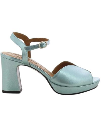 Chie Mihara Shoes > sandals > high heel sandals - Bleu