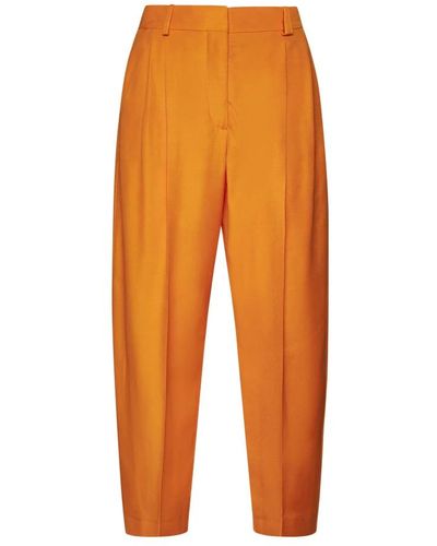 Stella McCartney Karottenfarbene maßgeschneiderte hose - Orange