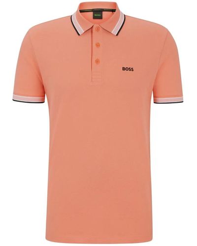 BOSS Polo Shirts - Orange