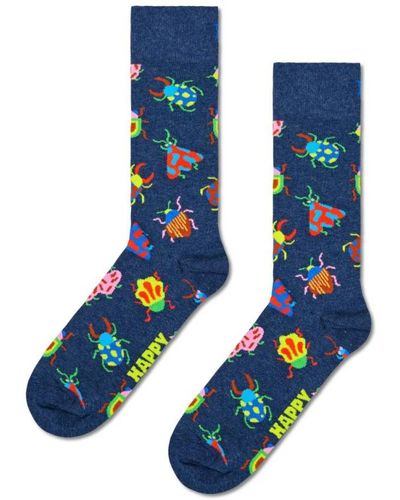 Happy Socks Bugs shapewear socks - Blau