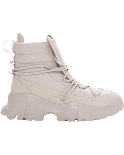 EA7 Lace-Up Boots - Grey
