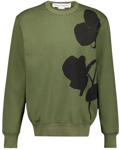 Alexander McQueen Sweatshirts - Green