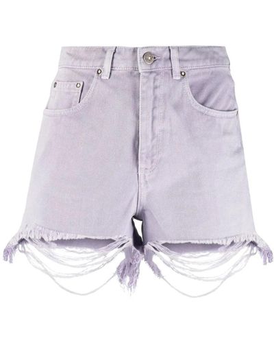 Golden Goose Denim Shorts - Purple