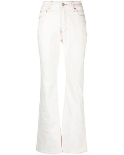 Ksubi Flared Jeans - White