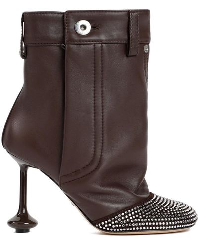 Loewe Shoes > boots > heeled boots - Marron