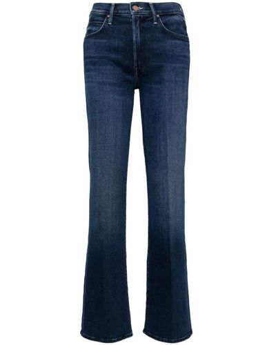 Mother Jeans > straight jeans - Bleu