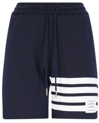 Thom Browne Sportliche casual shorts - Blau