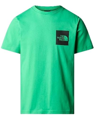 The North Face Feines t-shirt in optic emerald - Grün