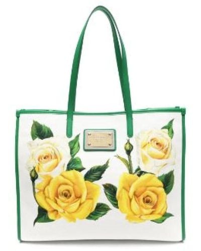 Dolce & Gabbana Tote Bags - Yellow