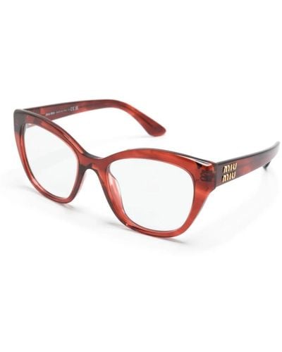 Miu Miu Glasses - Red