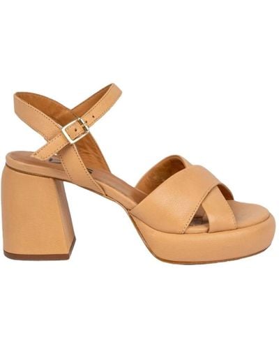 Mjus High Heel Sandals - Brown