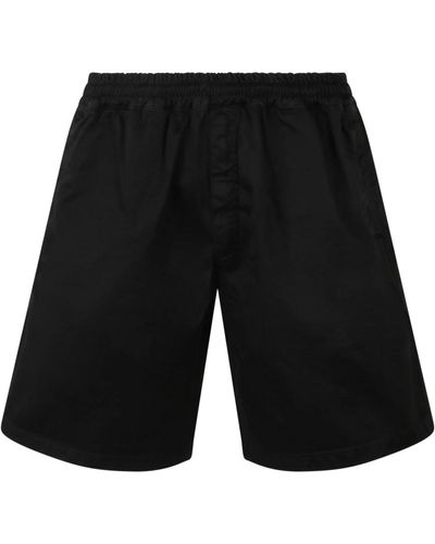 14 Bros Shorts bermuda in twill di cotone - Nero