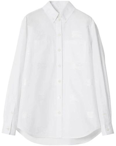 Burberry Blouses & shirts > shirts - Blanc