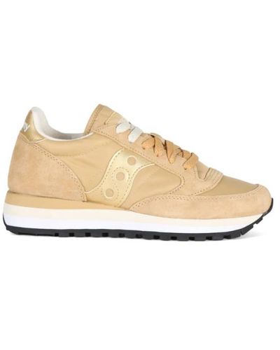 Saucony Sneakers jazz triple in pelle e tessuto - Neutro