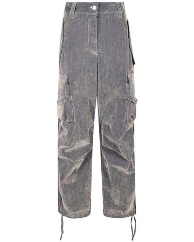 MSGM Wide Trousers - Grey