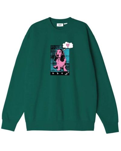 Obey Crewneck Sweatshirt - Grün