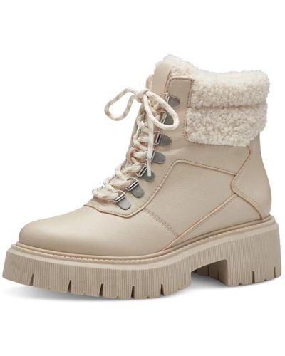 Marco Tozzi Winter Boots - Natural