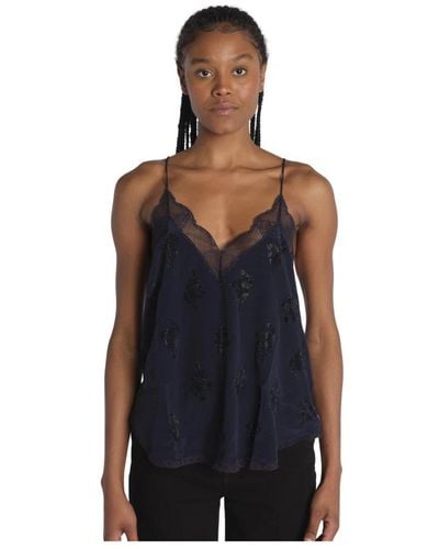 Zadig & Voltaire Sleeveless Tops - Blue