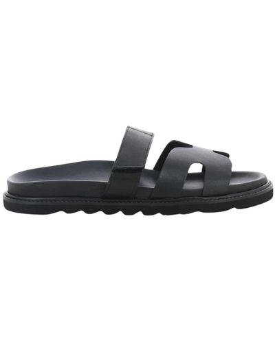 KMB Shoes > flip flops & sliders > sliders - Noir