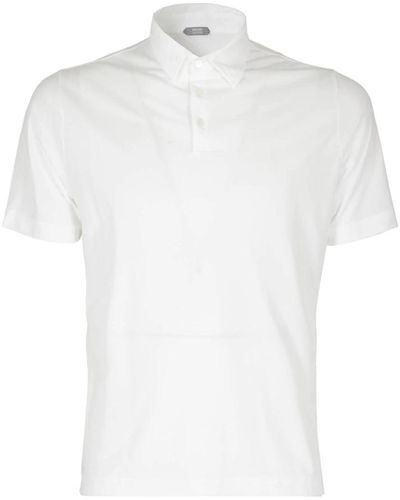 Zanone Polo shirts - Weiß