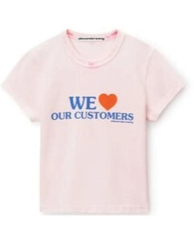 Alexander Wang T-Shirts - Pink