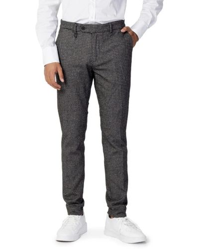 Antony Morato Trousers > slim-fit trousers - Gris
