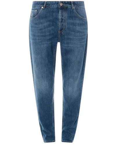 Brunello Cucinelli Slim-Fit Jeans - Blue